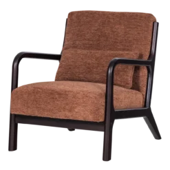 Mark fauteuil chenille bruin
