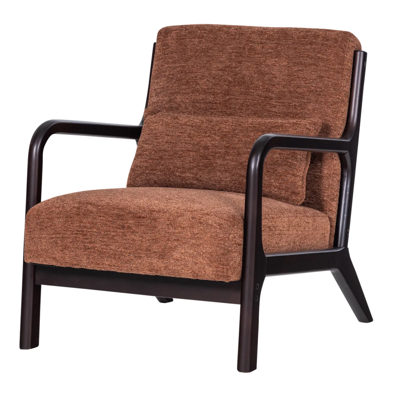 Mark fauteuil chenille bruin