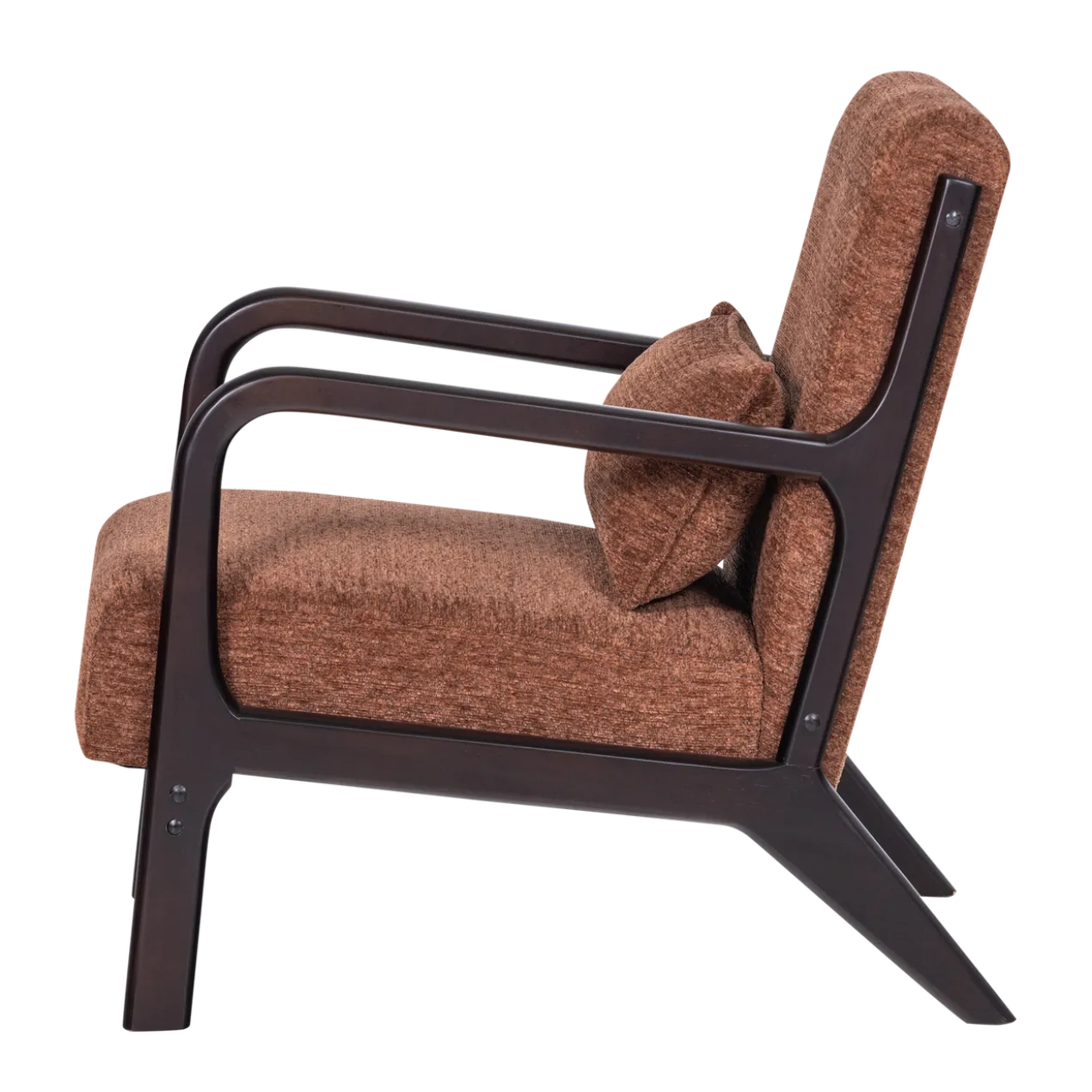 Mark fauteuil chenille bruin