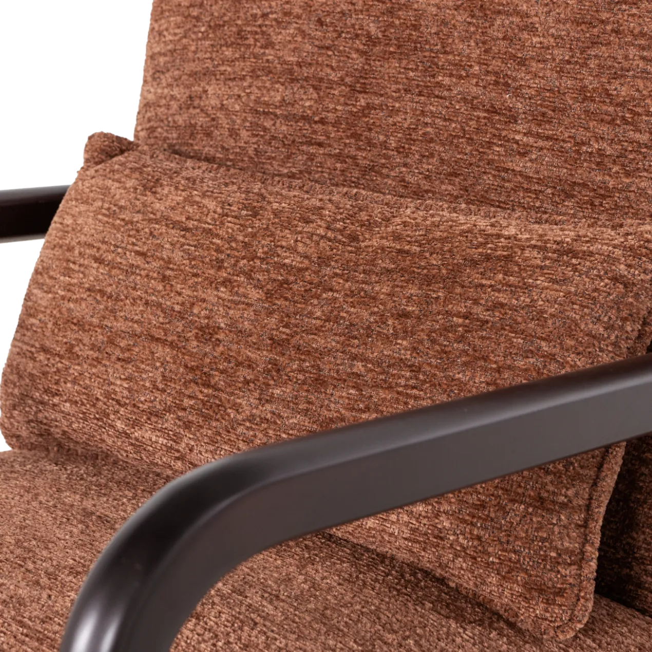 Mark fauteuil chenille bruin