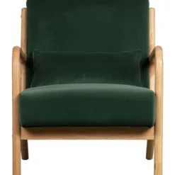 Mark fauteuil velvet flesgroen