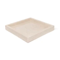 Marmer dienblad beige 30x30cm