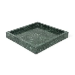 Marmer dienblad groen 30x30cm