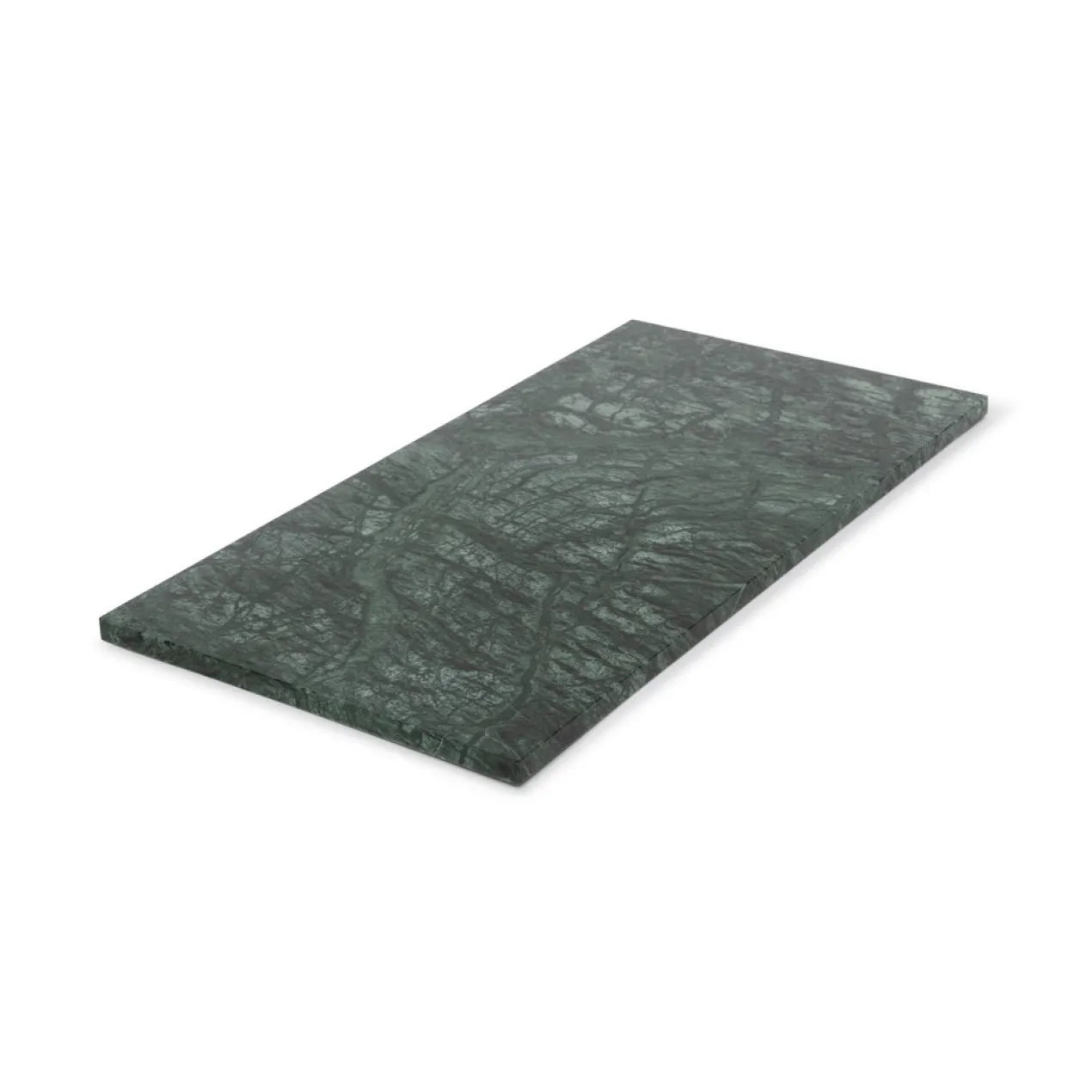 Marmer dienblad rechthoek L groen 20x40cm