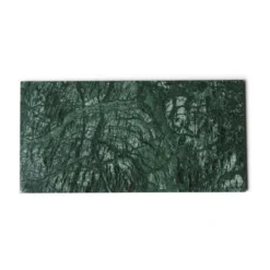 Marmer dienblad rechthoek L groen 20x40cm