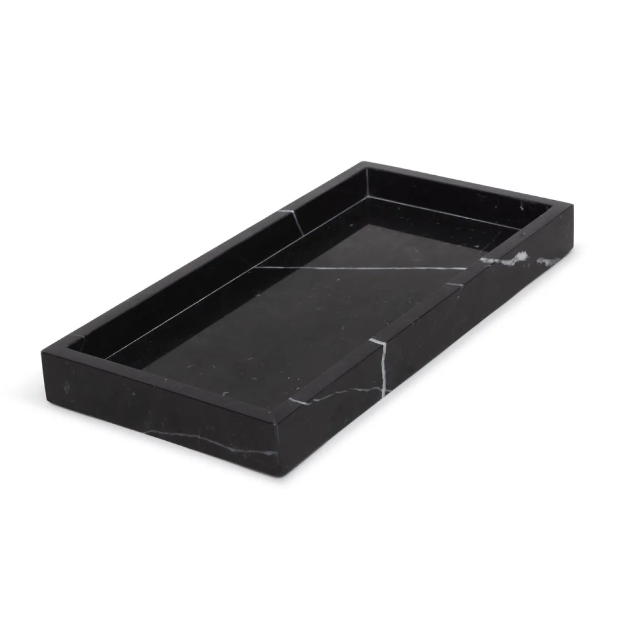 Marmer dienblad tray 15x30cm zwart