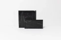 Marmer dienblad tray 15x30cm zwart
