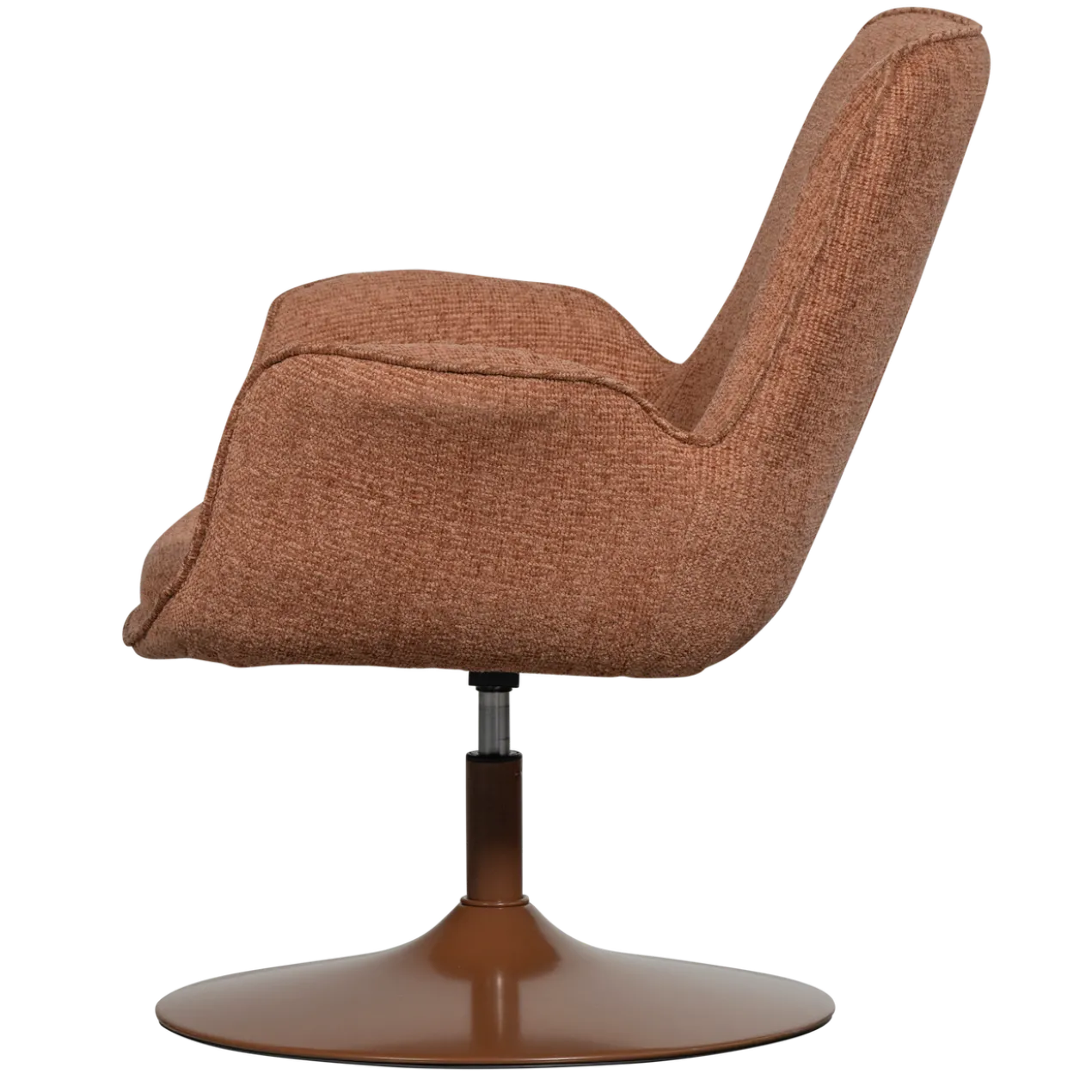 Marten in hoogte verstelbare fauteuil oranje