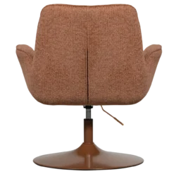 Marten in hoogte verstelbare fauteuil oranje