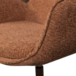 Marten in hoogte verstelbare fauteuil oranje