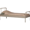Mata 1-persoons bed metaal zand 90x200 cm