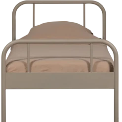 Mata 1-persoons bed metaal zand 90x200 cm