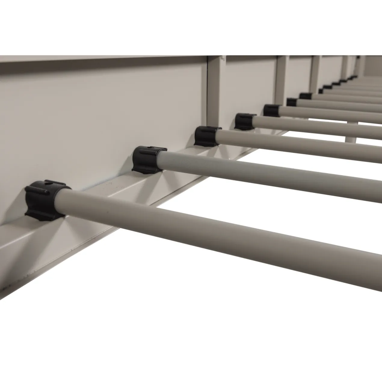 Mata 1-persoons bed metaal zand 90x200 cm