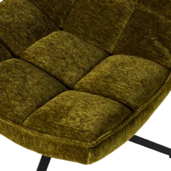 Maudi draaifauteuil chenille structuur groen