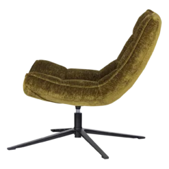 Maudi draaifauteuil chenille structuur groen