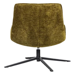Maudi draaifauteuil chenille structuur groen