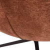 Maudi draaifauteuil chenille structuur bruin
