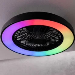 MAZZARO PLAFONDVENTILATOR Ø 48CM ZWART