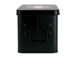 Medicine storage box medium metal matt black