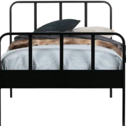 Mees bed metaal zwart 90x200 cm