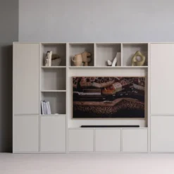 Meggy opbergkast links 108 cm grenen dust [fsc]