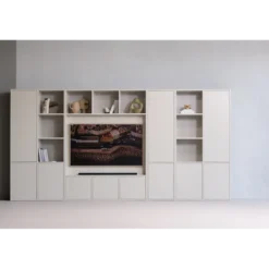 Meggy smalle opbergkast 55 cm grenen dust [fsc]
