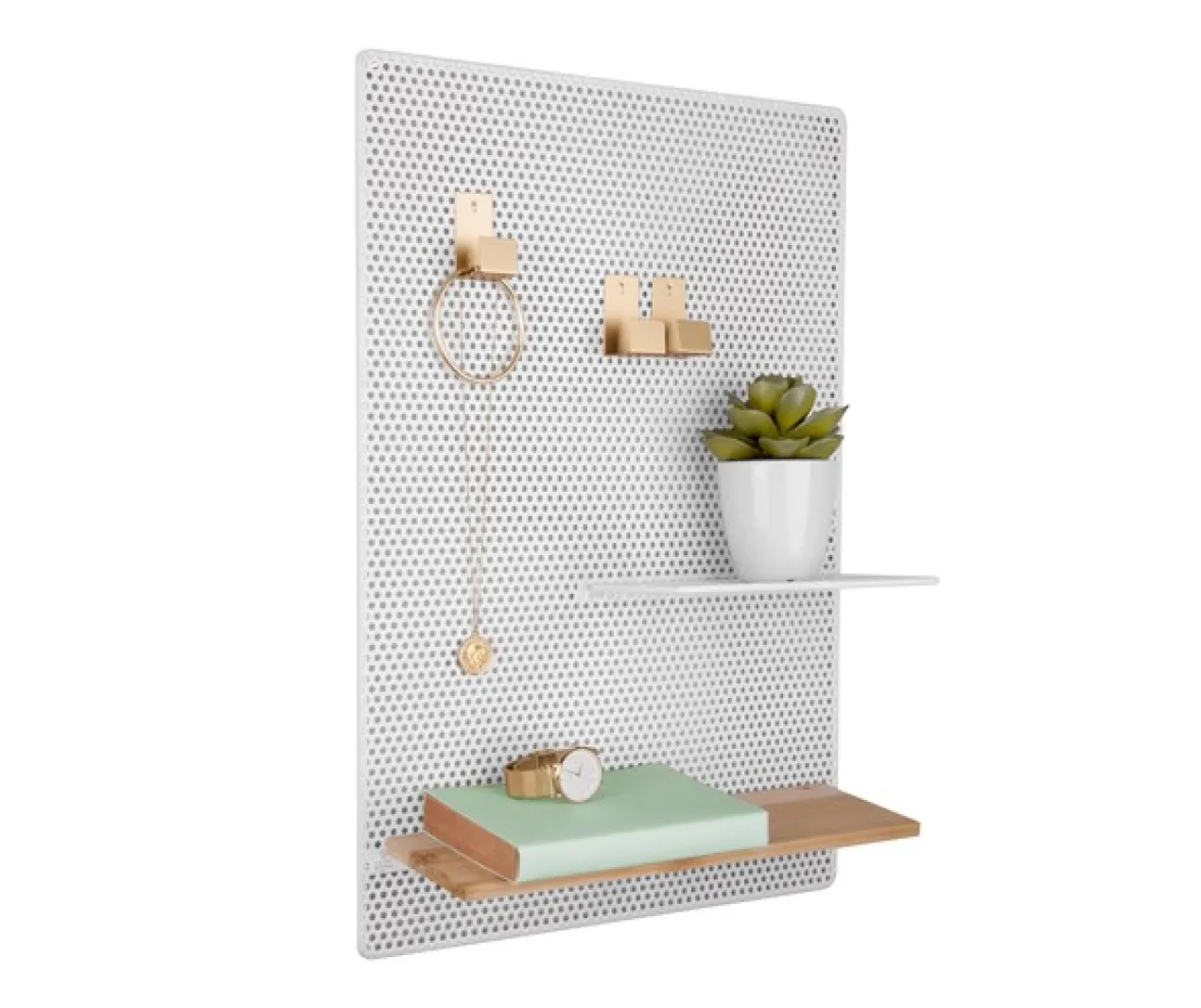 Memo board Perky Mesh iron white