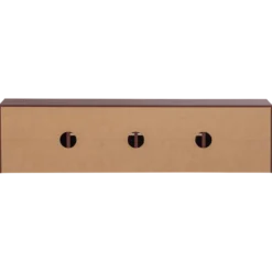 Merel tv meubel grenen bordeauxrood [fsc]