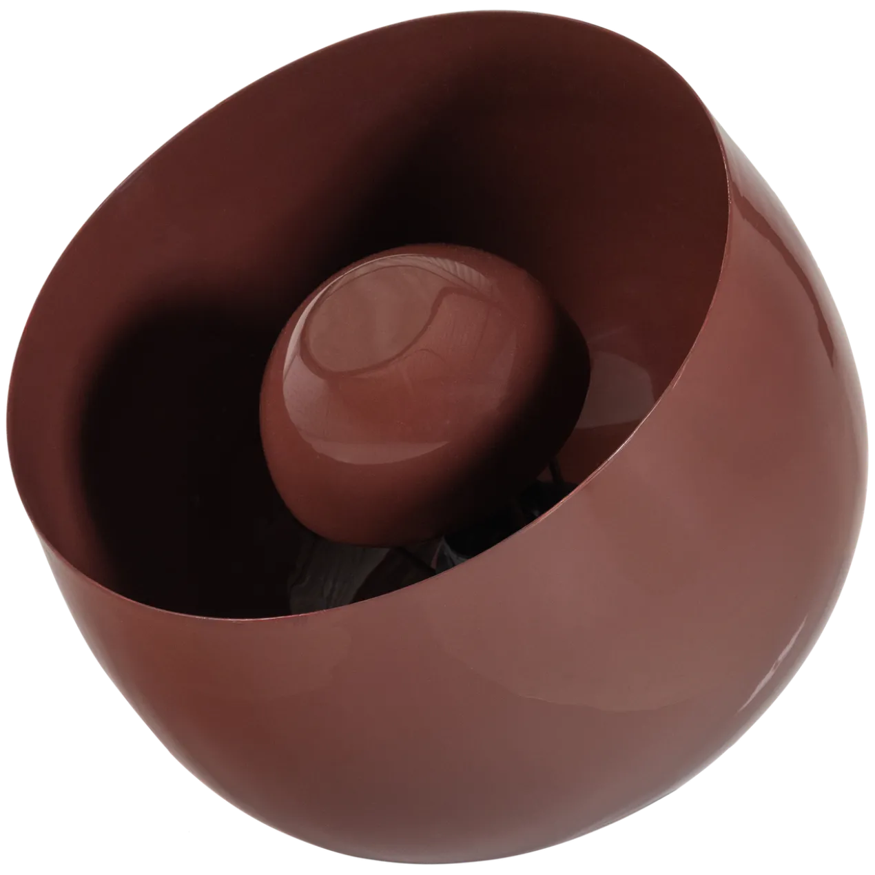 Mero tafellamp 25xo26 cm metaal hoogglans rood