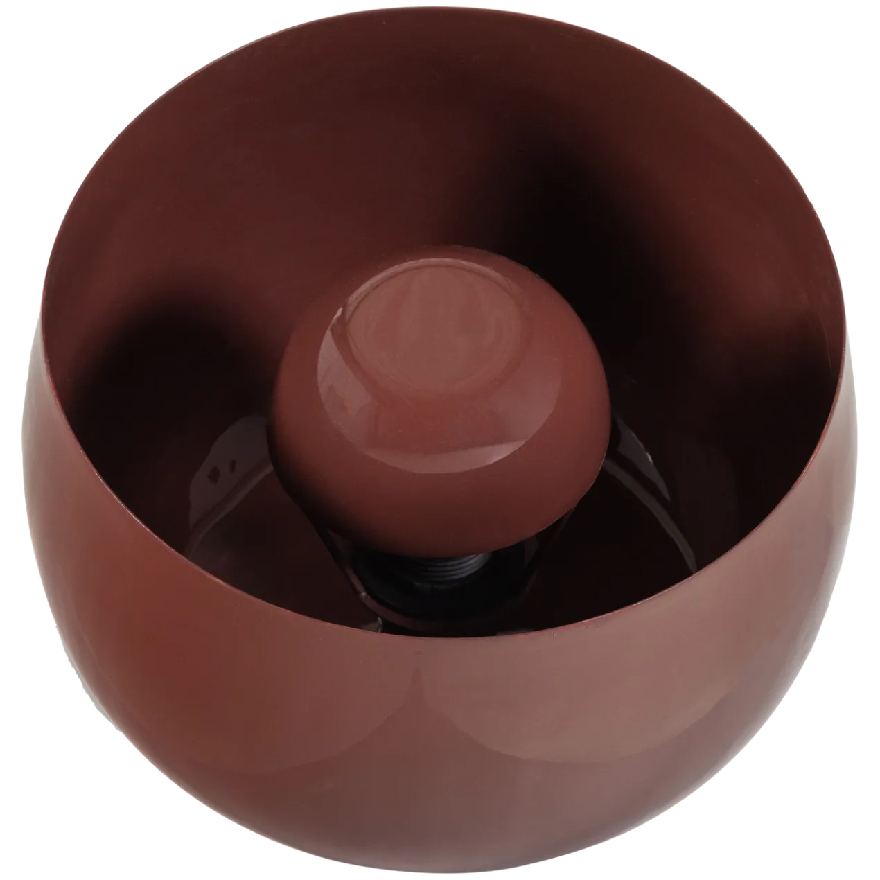 Mero tafellamp 25xo26 cm metaal hoogglans rood