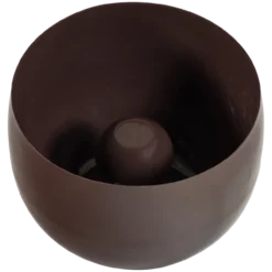 Mero tafellamp 34xo35 cm metaal hoogglans bruin