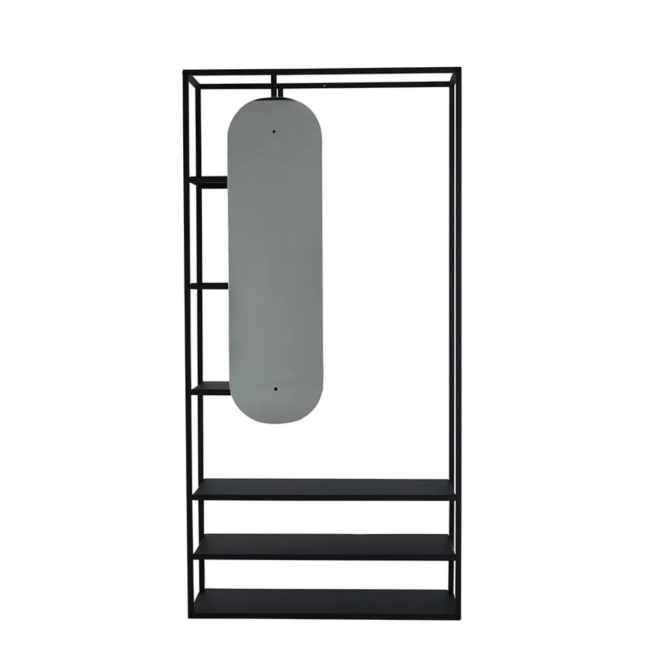 Metalen kledingrek Jonny - 100 x 200 cm Zwart