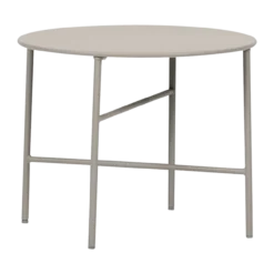 Mila metalen tuin salontafel grijs - Ø 50 cm