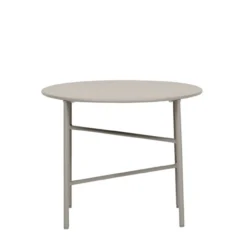 Mila metalen tuin salontafel grijs - Ø 50 cm