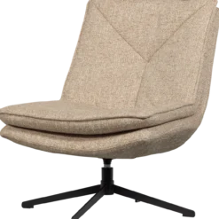 Milaro draaifauteuil naturel melange