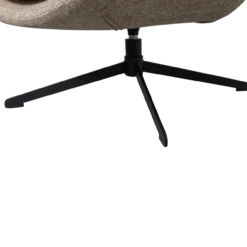 Milaro draaifauteuil naturel melange