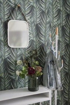 Mirror Idyllic bamboo white