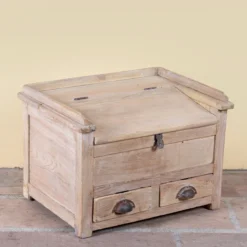 Mivaan - Vintage Teakhouten Box van Oud Hout