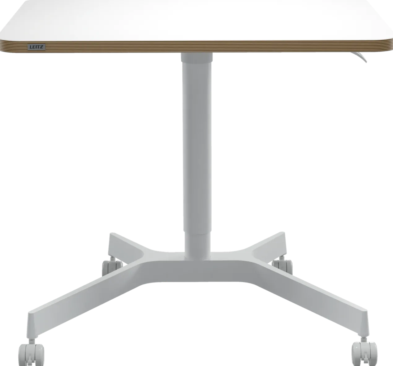 Mobiel Zit-Sta Bureau 80x60 cm wit