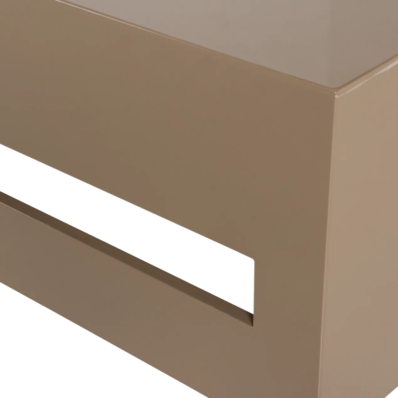 Modern salontafel mdf hout hoogglans zand