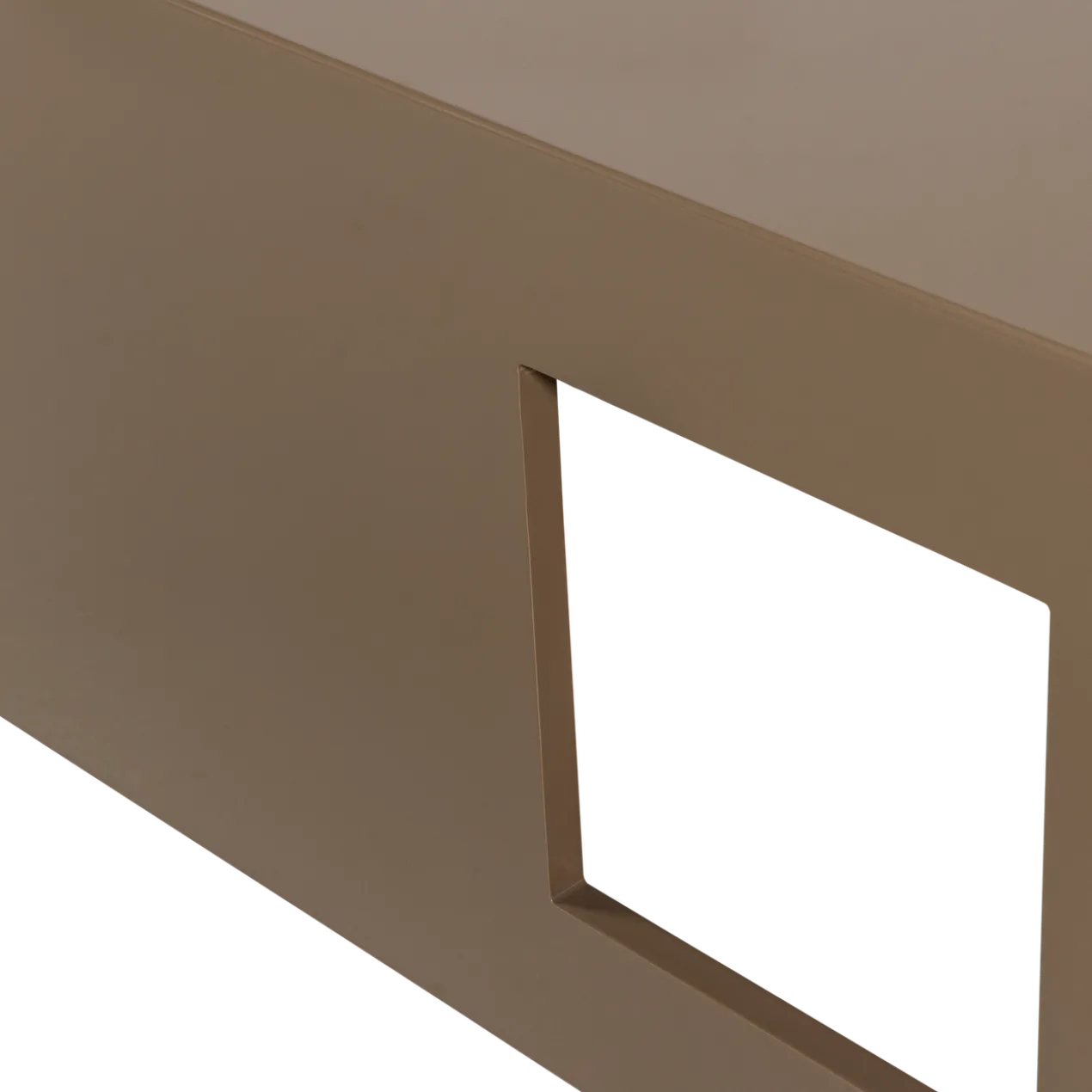 Modern salontafel mdf hout hoogglans zand