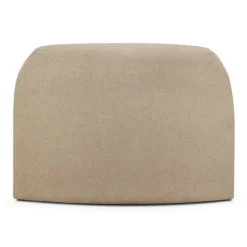 Modulaire bank Bulky 45° hoekelement almond