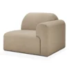 Modulaire bank Bulky L-arm almond