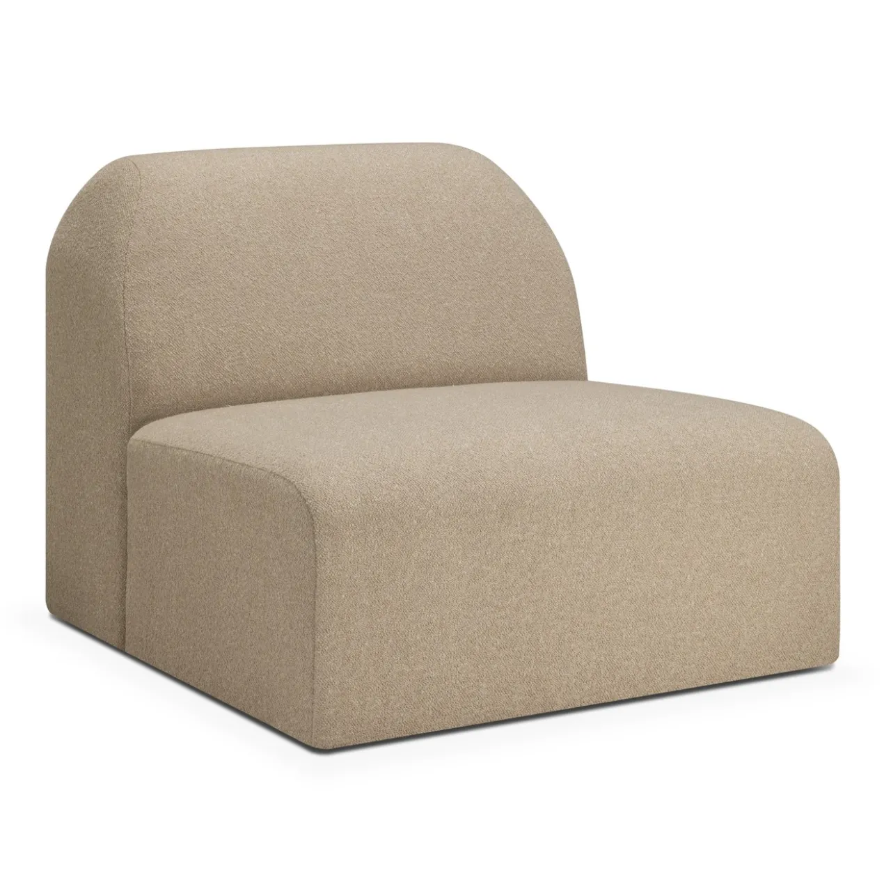 Modulaire bank Bulky 1 seat almond