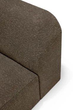 Modulaire bank Bulky 1 seat cedar