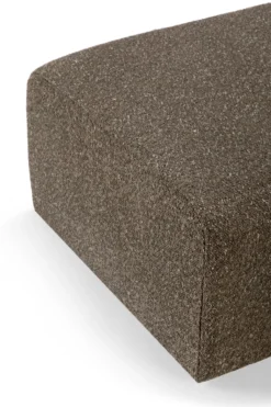 Modulaire bank Bulky voetenbank cedar