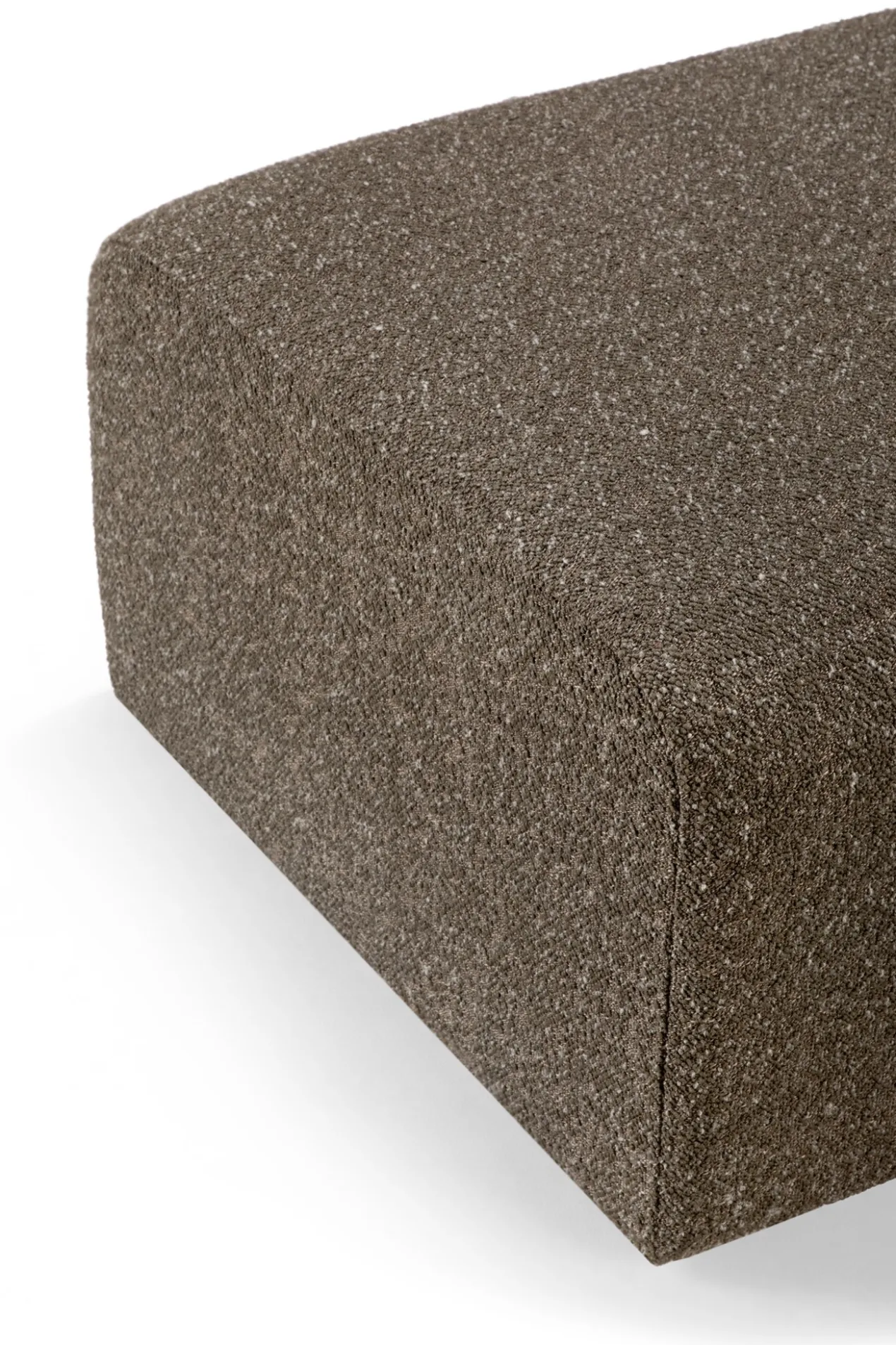 Modulaire bank Bulky voetenbank cedar