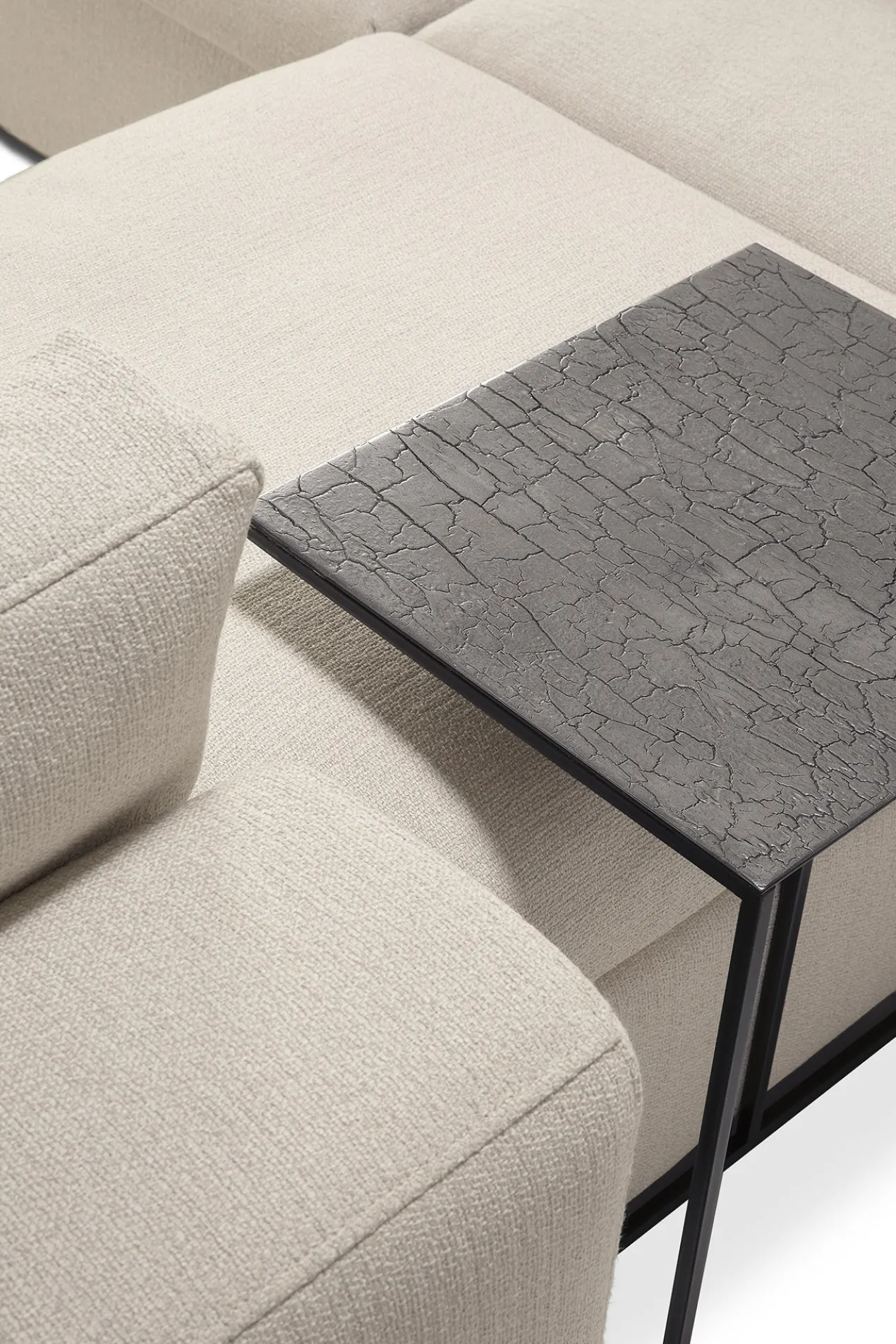 Modulaire bank Mellow - corner - off white