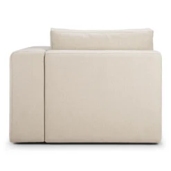 Modulaire bank Mellow - leuning links - off white