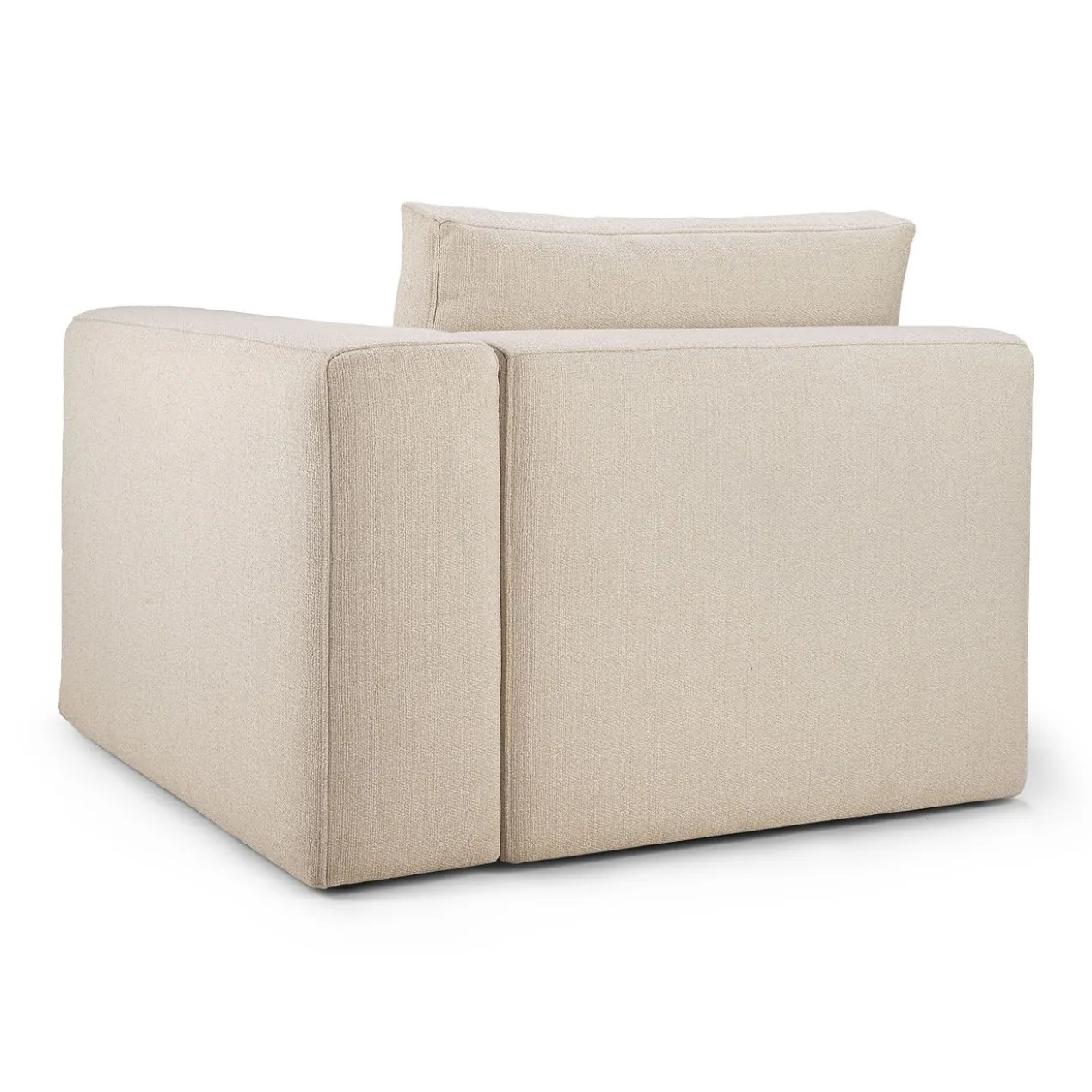 Modulaire bank Mellow - leuning links - off white